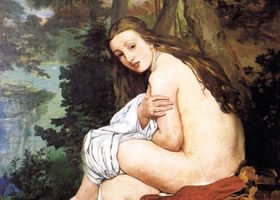 愛德華馬奈的油畫人體代表作品