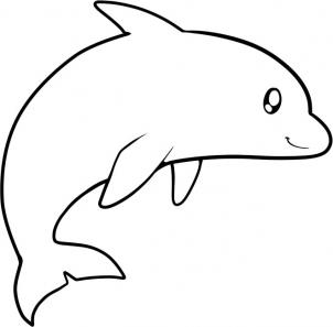 海豚簡(jiǎn)筆畫