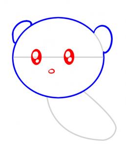 第三步：獅子簡筆畫步驟