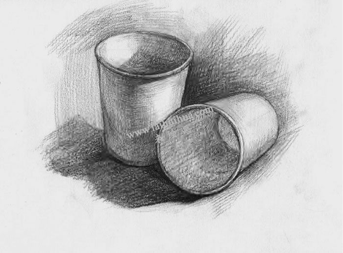 素描紙杯 步驟四