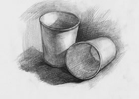 素描紙杯（一）