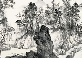 《西山勝景》國畫欣賞