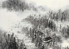 《云山煙樹(shù)圖》國(guó)畫(huà)欣賞