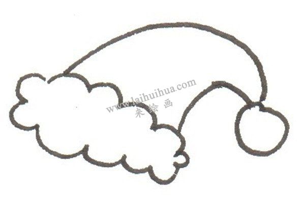 卡通畫(huà)圣誕老人的畫(huà)法步驟一