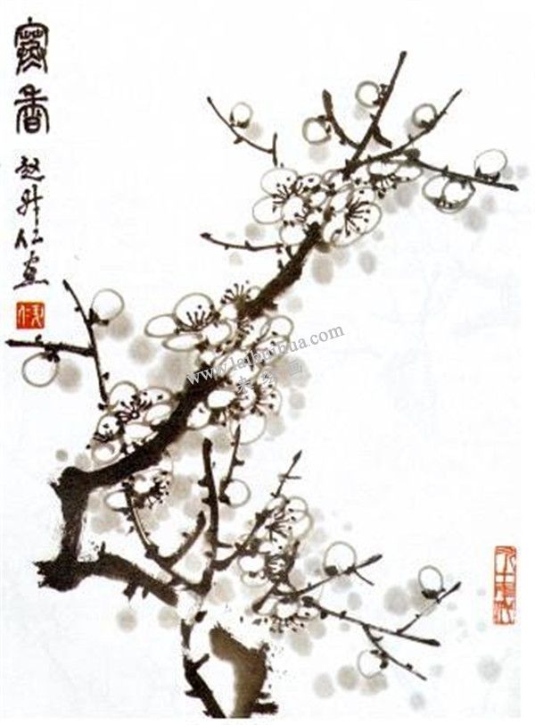 國畫梅花