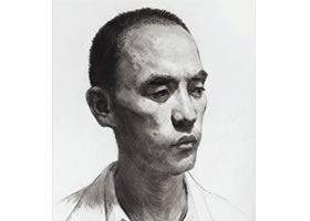 素描短發(fā)男青年頭像的繪畫步驟