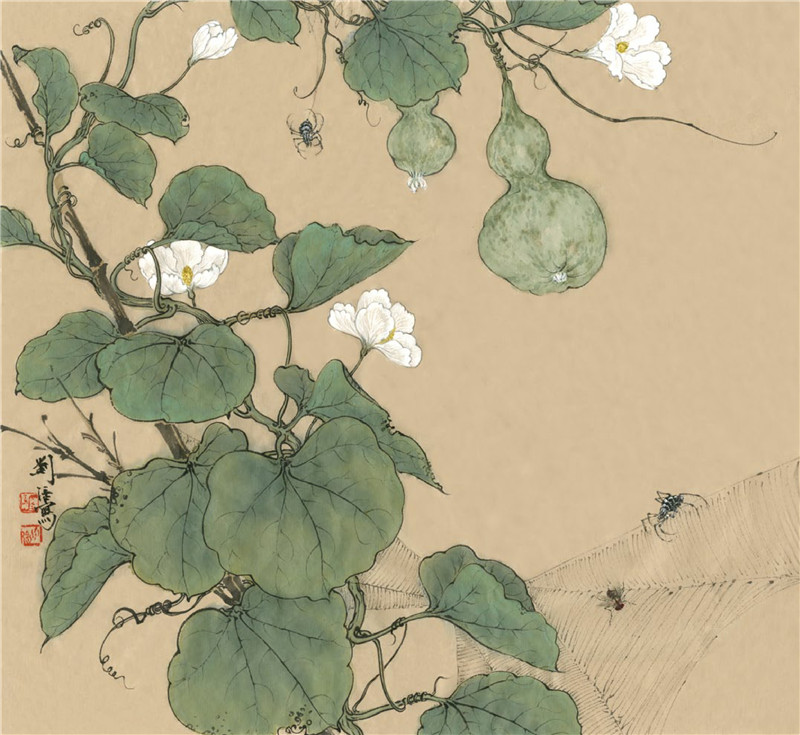 葫蘆國(guó)畫畫法范例