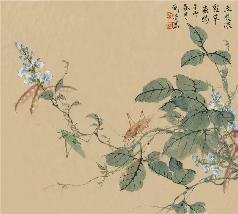 豆花國畫畫法范例