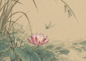 睡蓮國畫畫法范例
