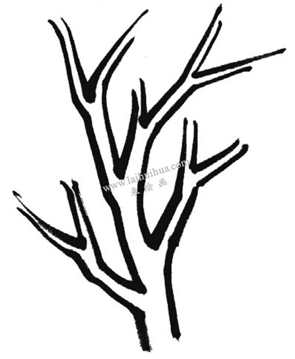 中國國畫基礎(chǔ)筆法： 折筆練習(xí)
