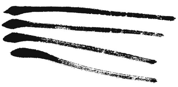 中國(guó)國(guó)畫筆法：實(shí)虛