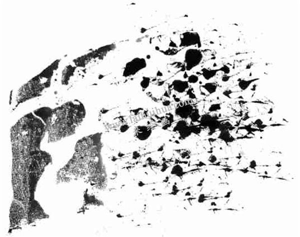國(guó)畫用墨技法:拓墨法