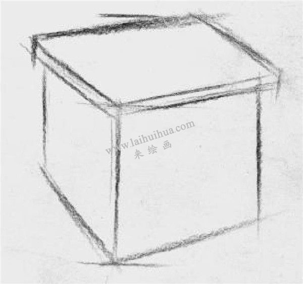 素描板凳的畫(huà)法步驟 一