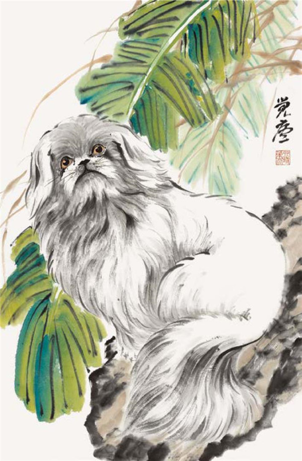 哈巴狗的國畫畫法步驟