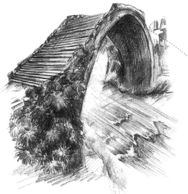 小橋的素描方法步驟