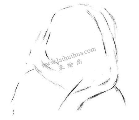 素描雙眼皮男嬰的繪畫方法步驟 一