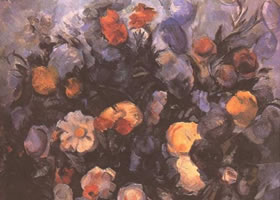 靜物油畫(huà)《花》