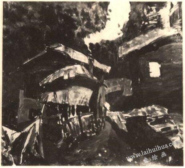 一次完成的油畫(huà)畫(huà)法步驟 二