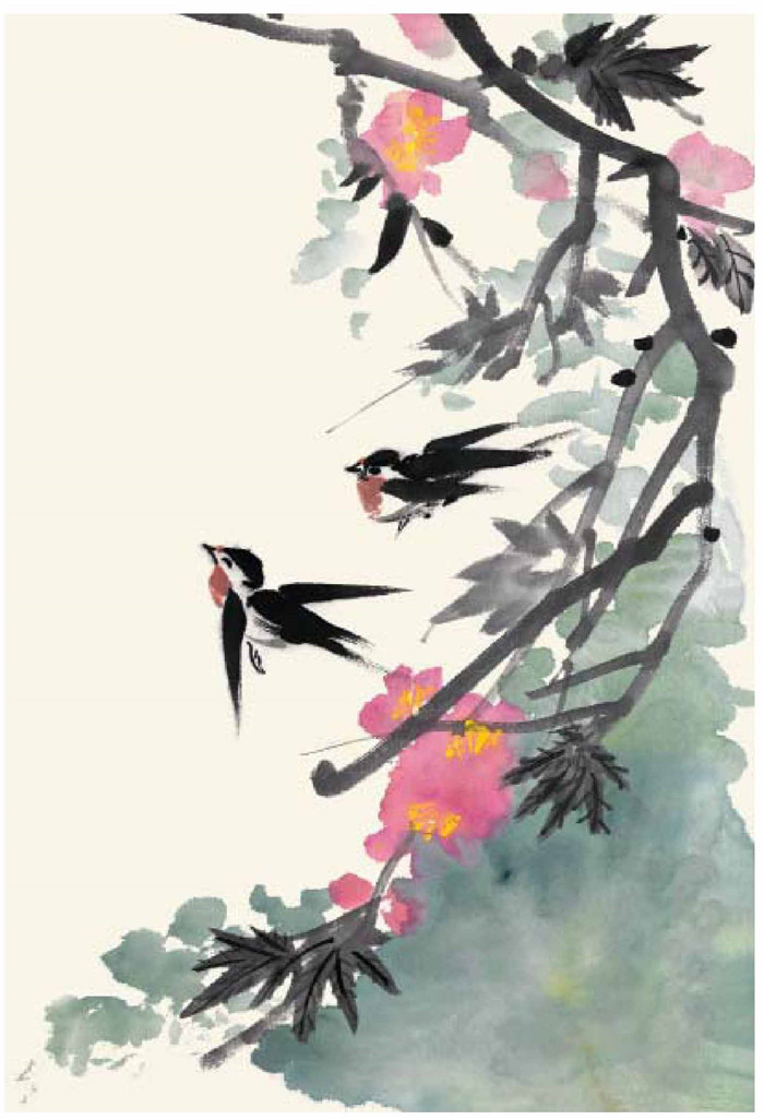 小燕子的國畫畫法