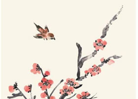 梅花的國畫畫法
