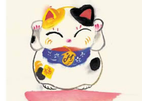 招財貓的畫法