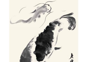 鯉魚和鯰魚的國(guó)畫畫法