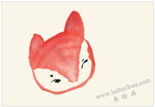 小狐貍的國(guó)畫畫法 步驟一