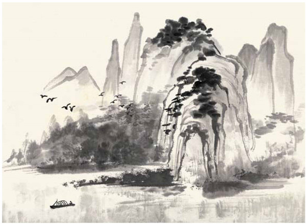 山水如畫國(guó)畫畫法