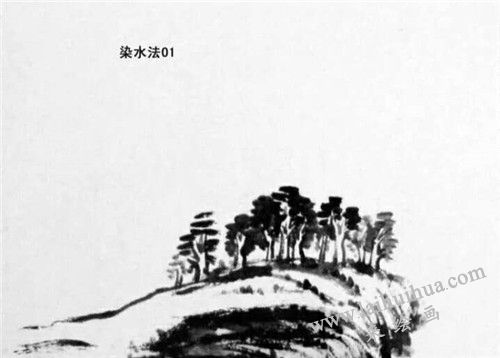 染水法畫法步驟  一