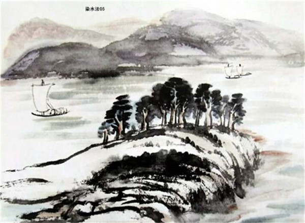 染水法畫法步驟