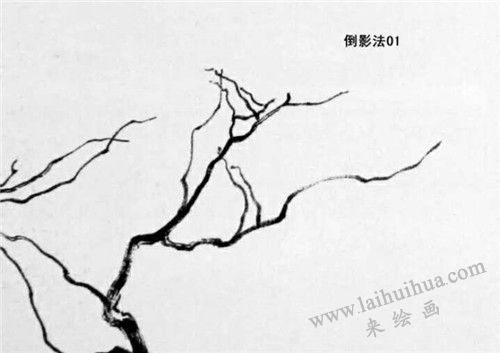 倒影法畫法步驟 一