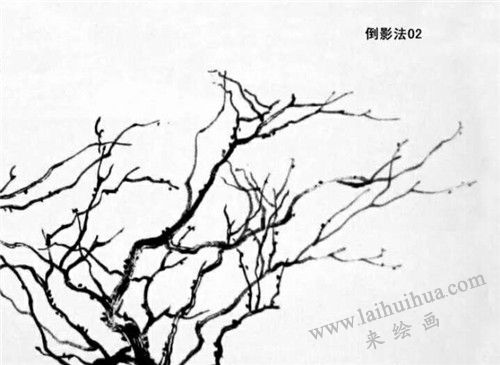 倒影法畫法步驟 二