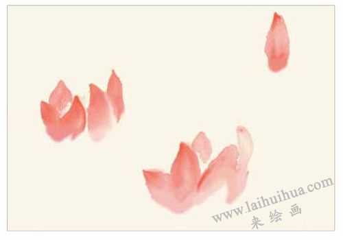 鴛鴦戲水的國畫畫法  步驟一