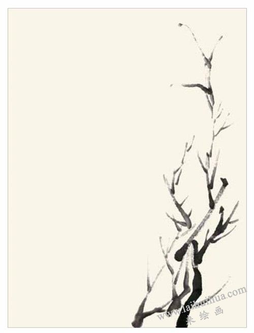 荷花與蜻蜓的國(guó)畫(huà)畫(huà)法  步驟一