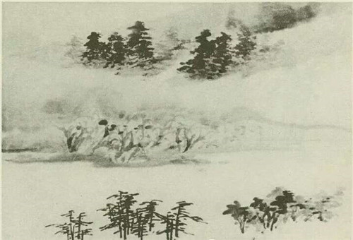 遠(yuǎn)景樹(shù)的畫(huà)法