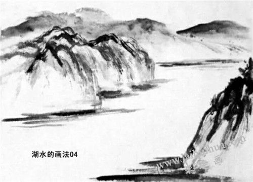 湖水的畫法步驟 四