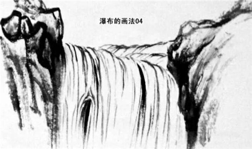 瀑布的畫(huà)法步驟 四