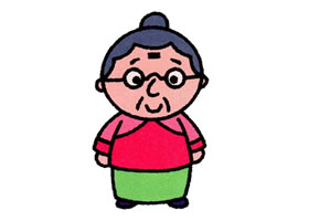奶奶簡筆畫