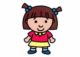 妹妹簡筆畫