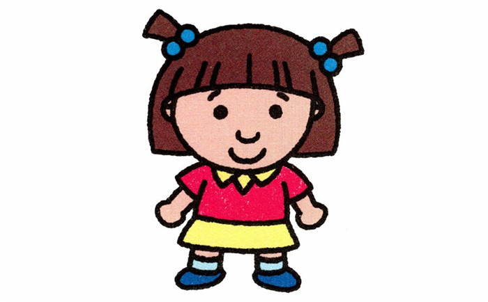 妹妹簡筆畫