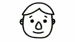 運(yùn)動(dòng)員簡筆畫畫法步驟二