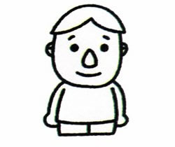 運(yùn)動(dòng)員簡筆畫畫法步驟三