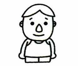 運(yùn)動(dòng)員簡筆畫畫法步驟四