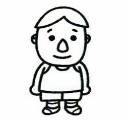 運(yùn)動(dòng)員簡筆畫畫法步驟五
