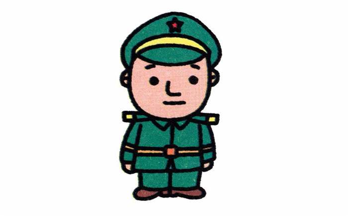 士兵的簡(jiǎn)筆畫