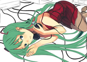 Painter繪制初音未來(lái)插畫
