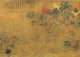 展子虔《游春圖》欣賞