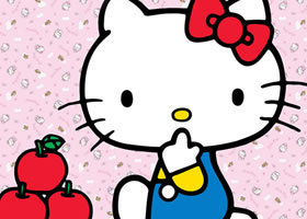 Hello Kitty簡(jiǎn)筆畫