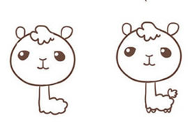 草泥馬簡筆畫