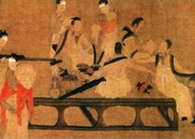 楊子華《北齊校書(shū)圖》欣賞